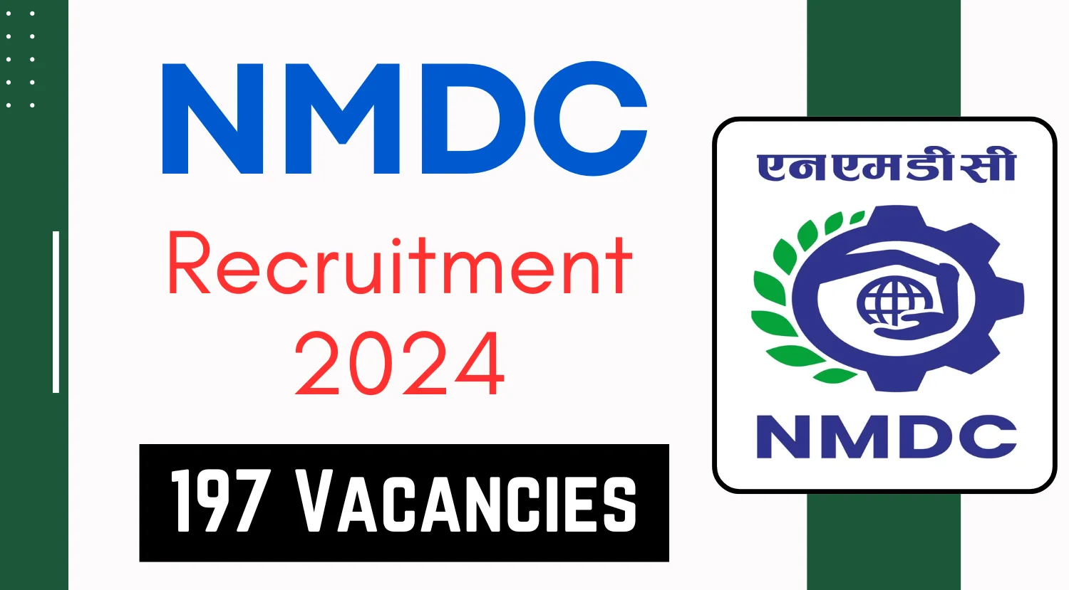 NMDC Apprentice Recruitment 2024