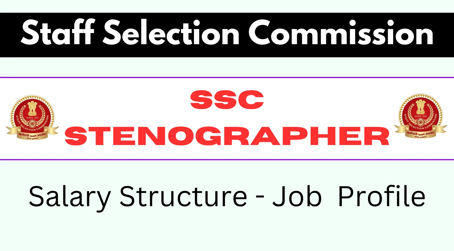 SSC Stenographer Salary 2024, In Hand Salary , Structure, Job Profile