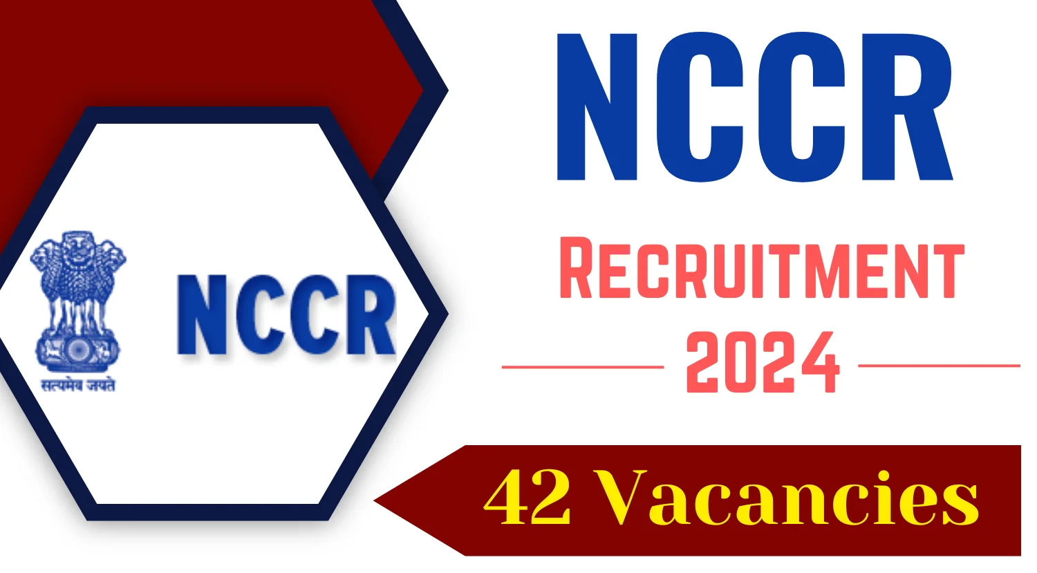 NCCR Senior Technical Assistant & Other Recruitment 2024