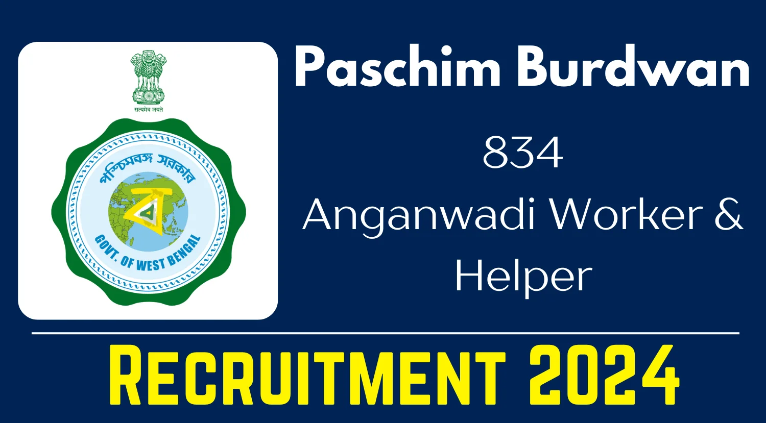 Paschim Burdwan Anganwadi Worker Helper Recruitment 2024