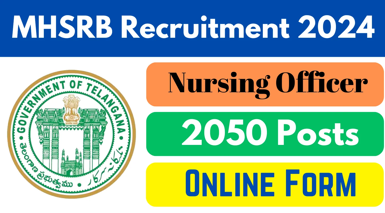 MHSRB Nursing Officer (Staff Nurse) Recruitment 2024